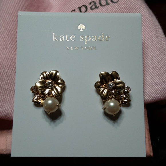 NWT'S Kate Spade Wild Garden Earrings - Picture 2 of 4